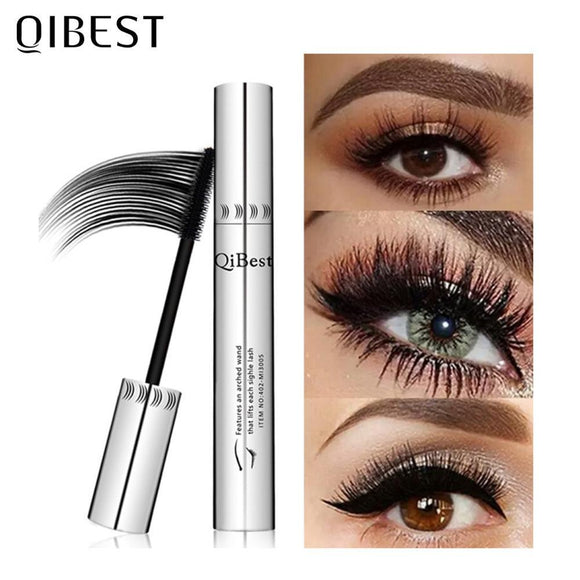 QIBEST Black Mascara Eyelashes Silky Makeup Waterproof Mascara Volume Eye Cosmetics Oberlo