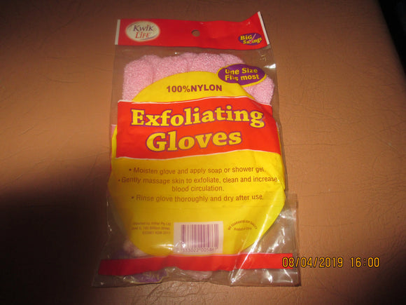 Kwik Life 2 Pack- Exfoliating Gloves! NOW ONLY $2.49! Susan's Beauty